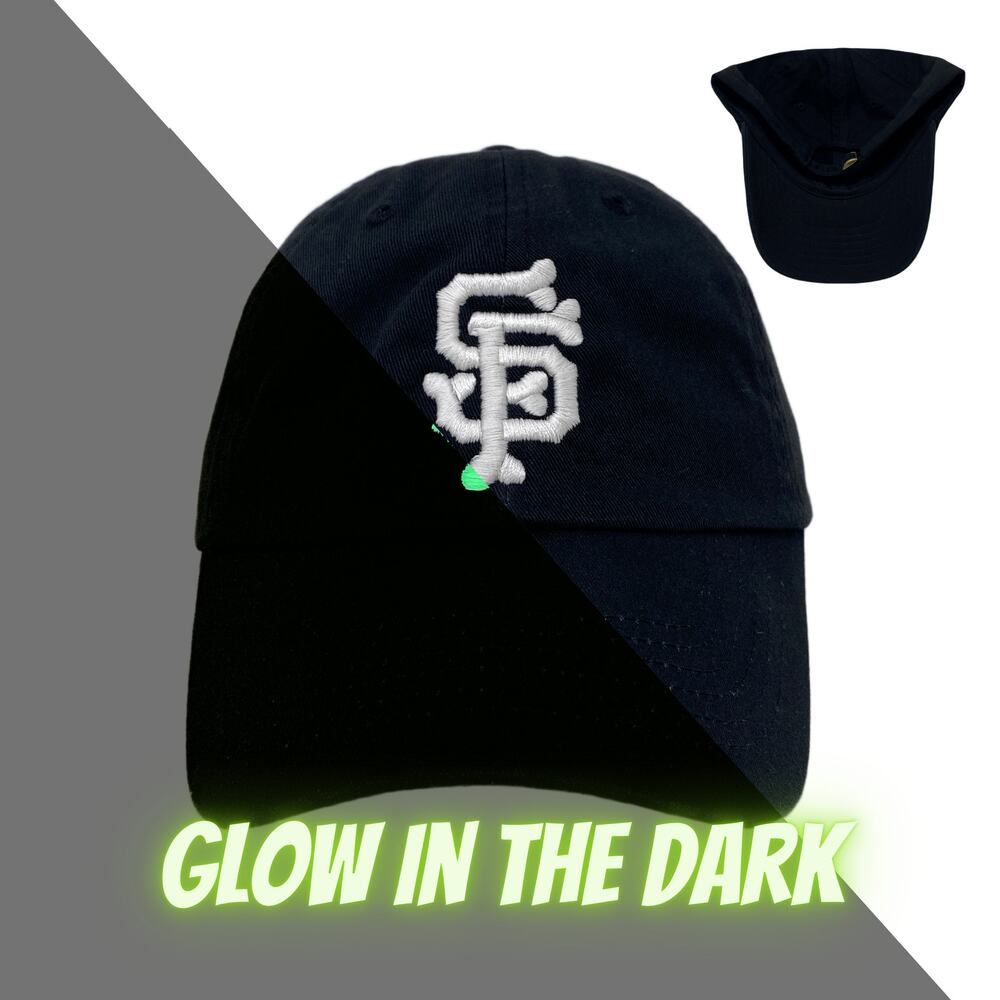San Francisco SF Bones Dad Hat Glow In The Dark Cali Westside